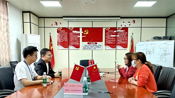 炬神電子黨支部赴萬信達(dá)、郴糧機(jī)開展黨建交流活動